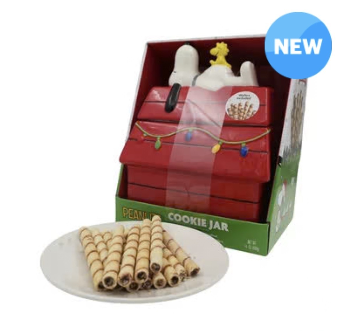 【Costco限定】JP 聖誕限定 x Snoopy 陶瓷屋型連窩夫脆卷 1809 TK261009