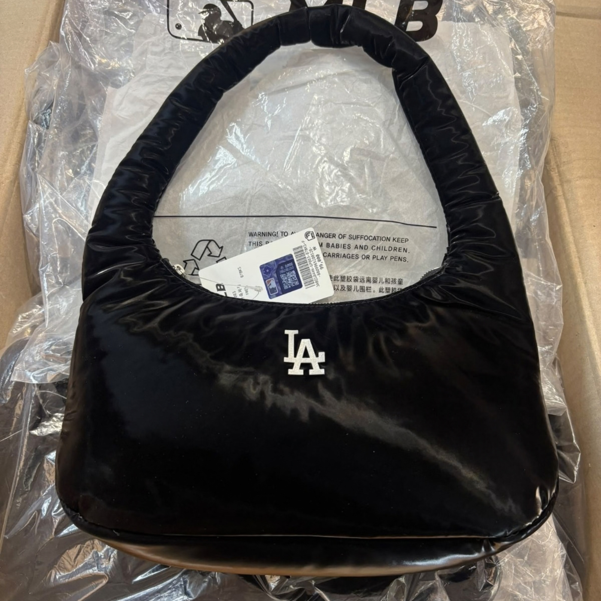 MLB 半月包 洛杉磯道奇隊 BASIC LUXLEISURE NYLON HOBO BAG LOS ANGELES DODGERS  十月團