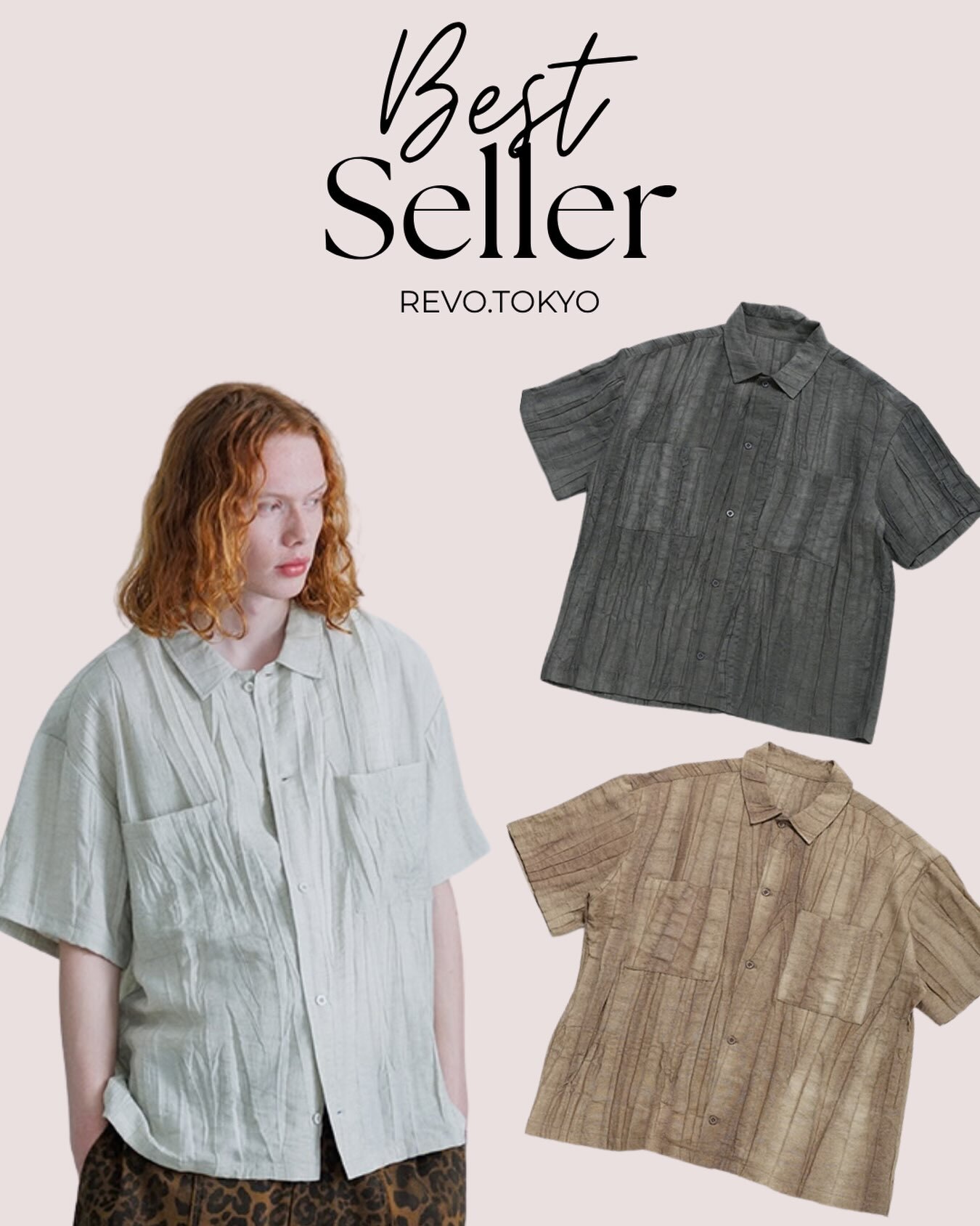 Revo. TOKYO｜Linen Blend Rayon x Nylon SS Shirt