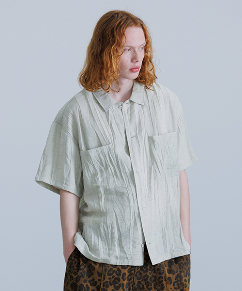 Revo. TOKYO｜Linen Blend Rayon x Nylon SS Shirt