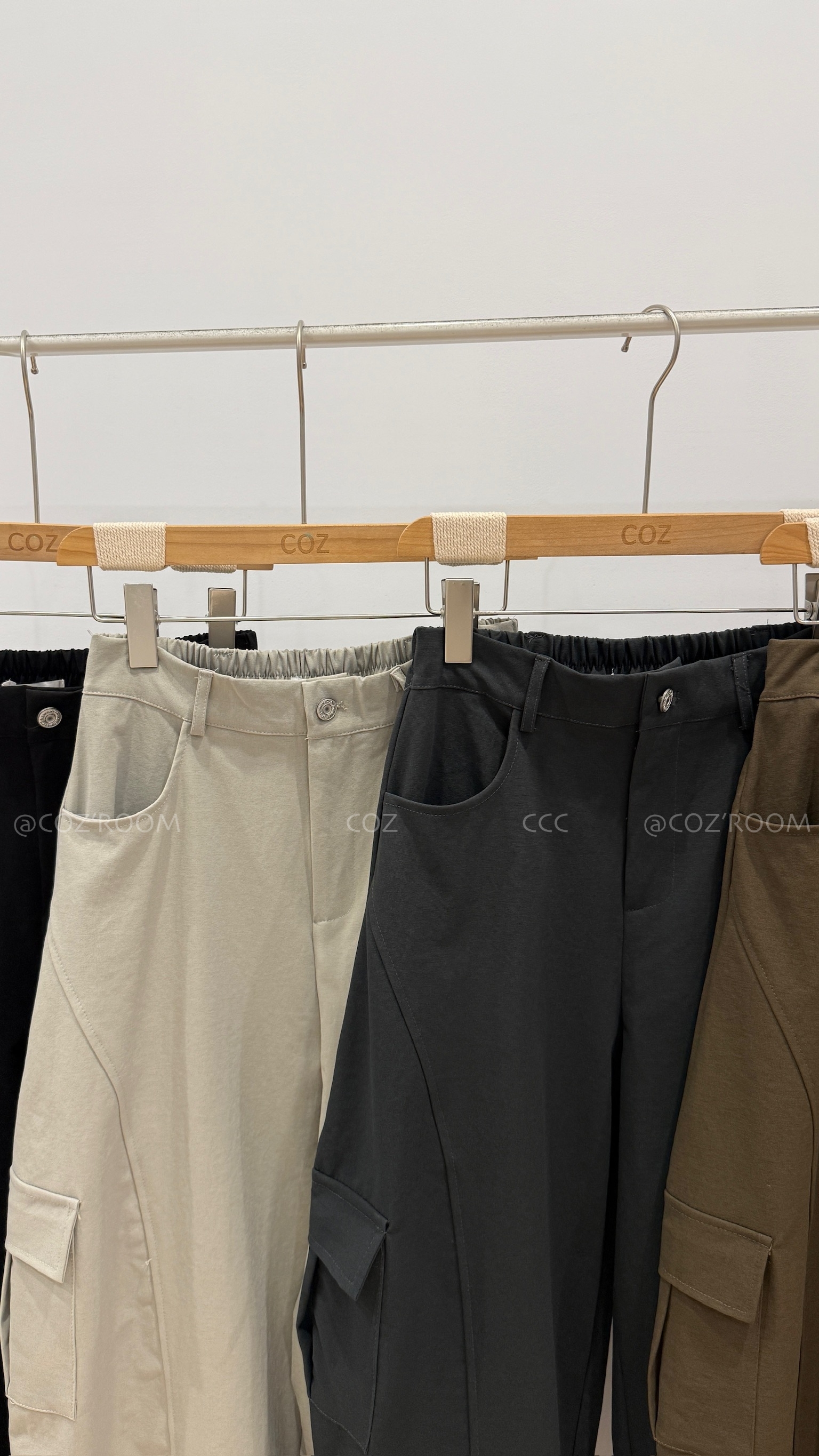 2.0冰塊褲 有點彈的速乾工裝彎刀褲 F size (4色) _2821