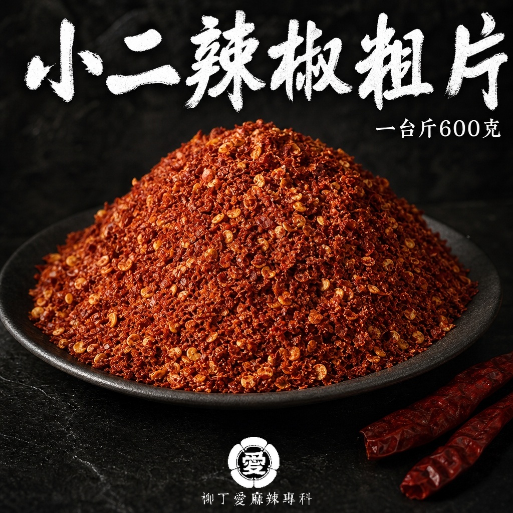 小二辣椒粗片 一台斤600g【P802】