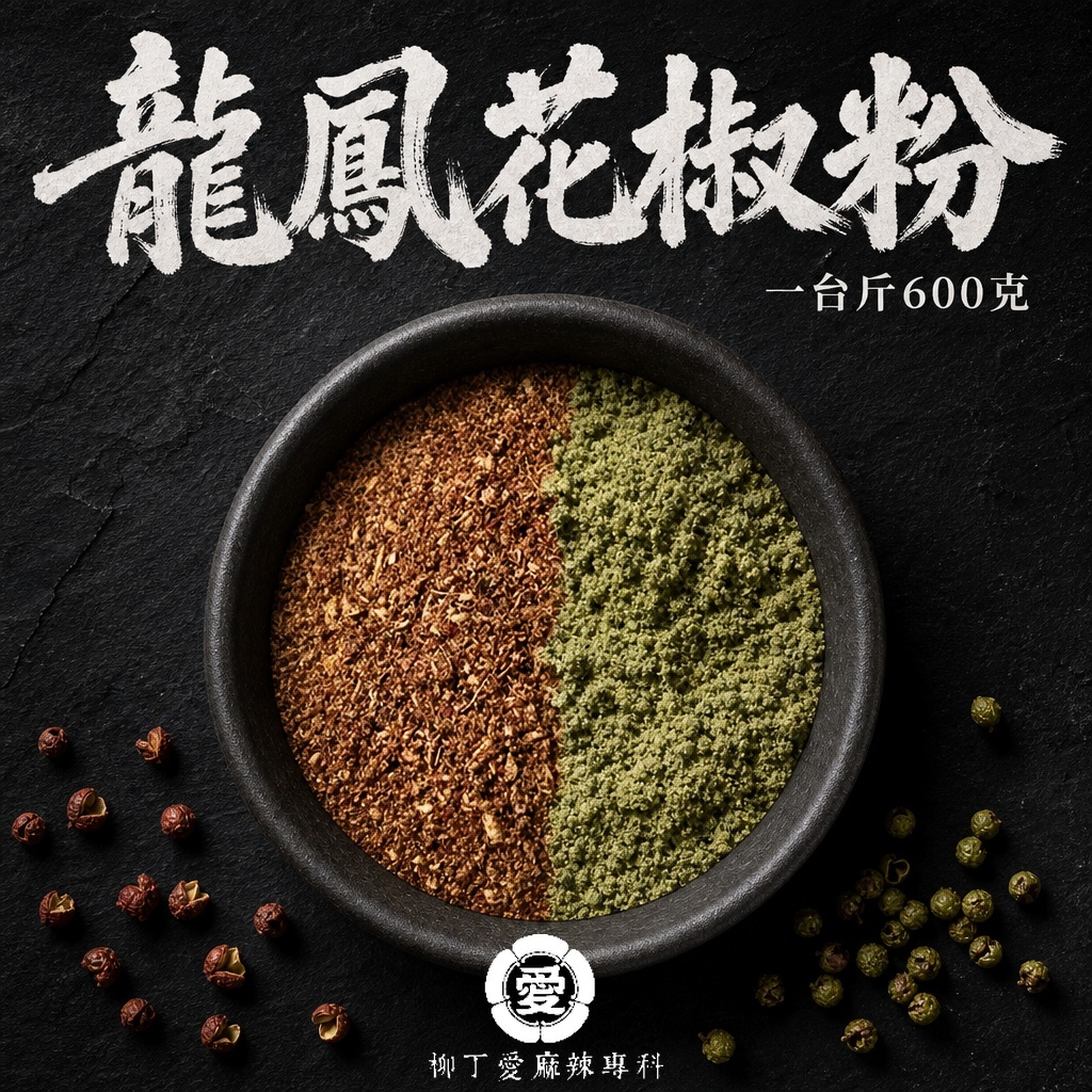 龍鳳花椒粉 一台斤600g【P807】