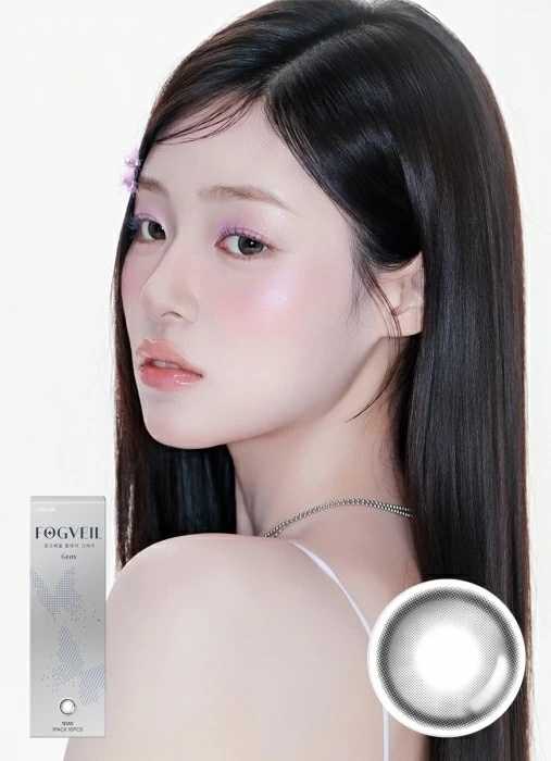 LensMe Fogveil 1 day (Gray)(10P)