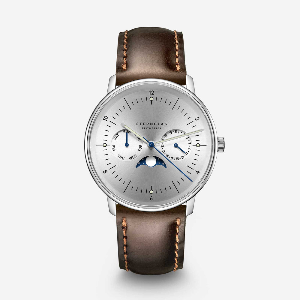 Naos - Moonphase Moon Silver