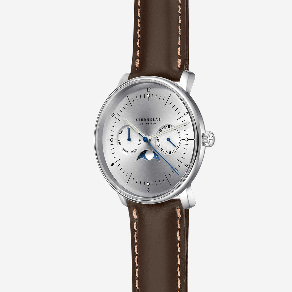 Naos - Moonphase Moon Silver