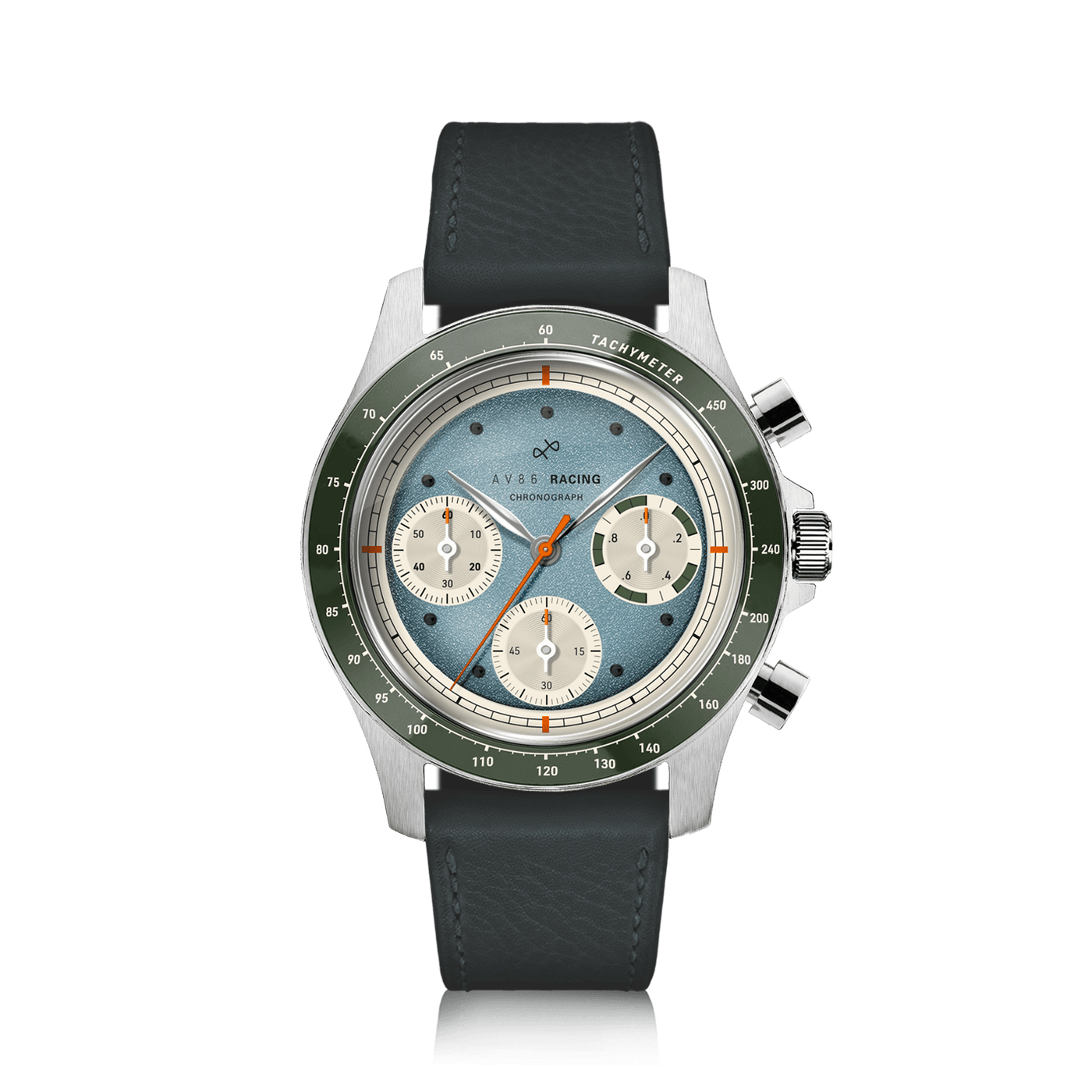 1960 Racing Chronograph - Steel/Sky Blue & Green