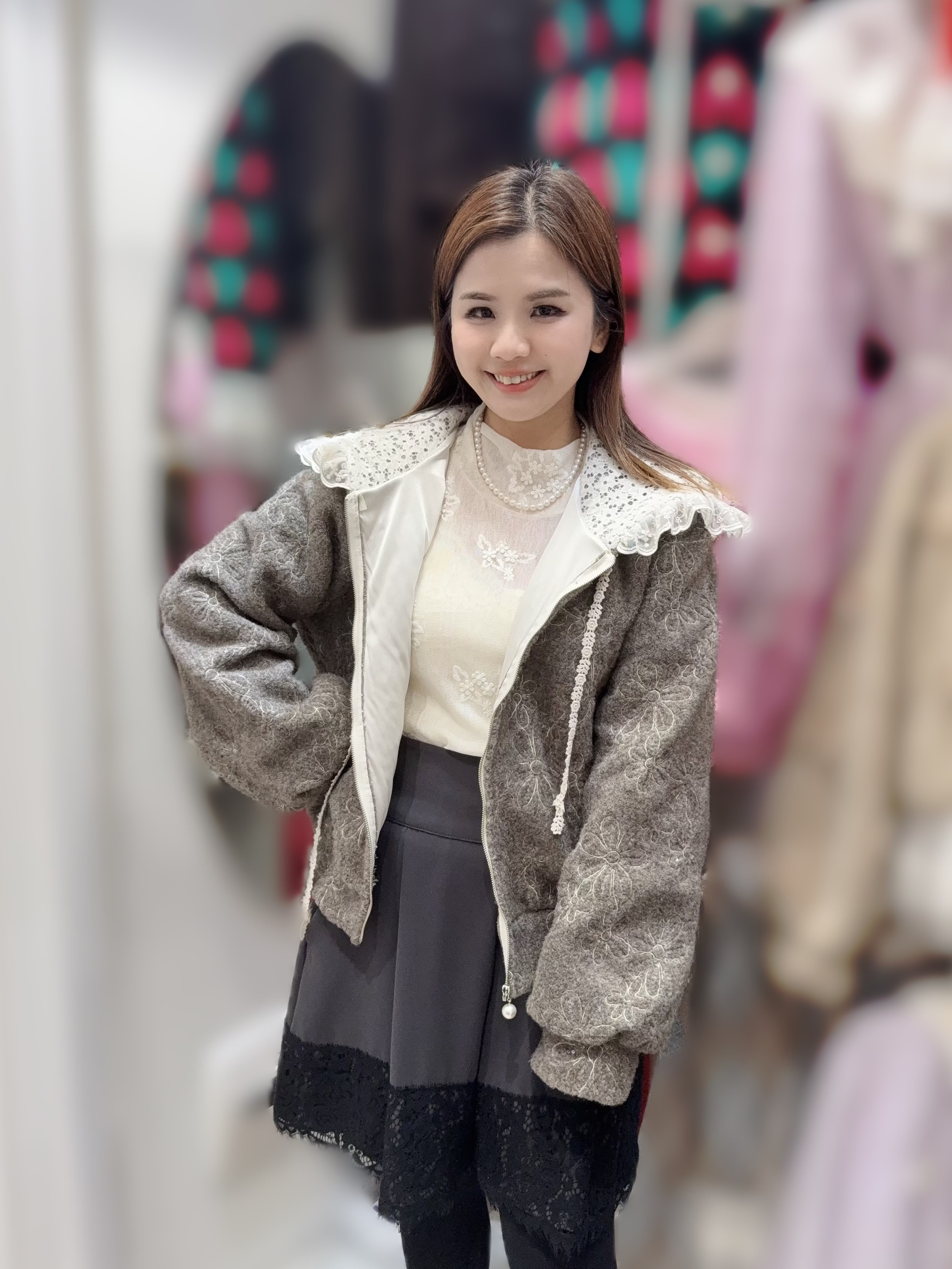 Y118 校長價 羊毛45% 胸48 長 23 $679