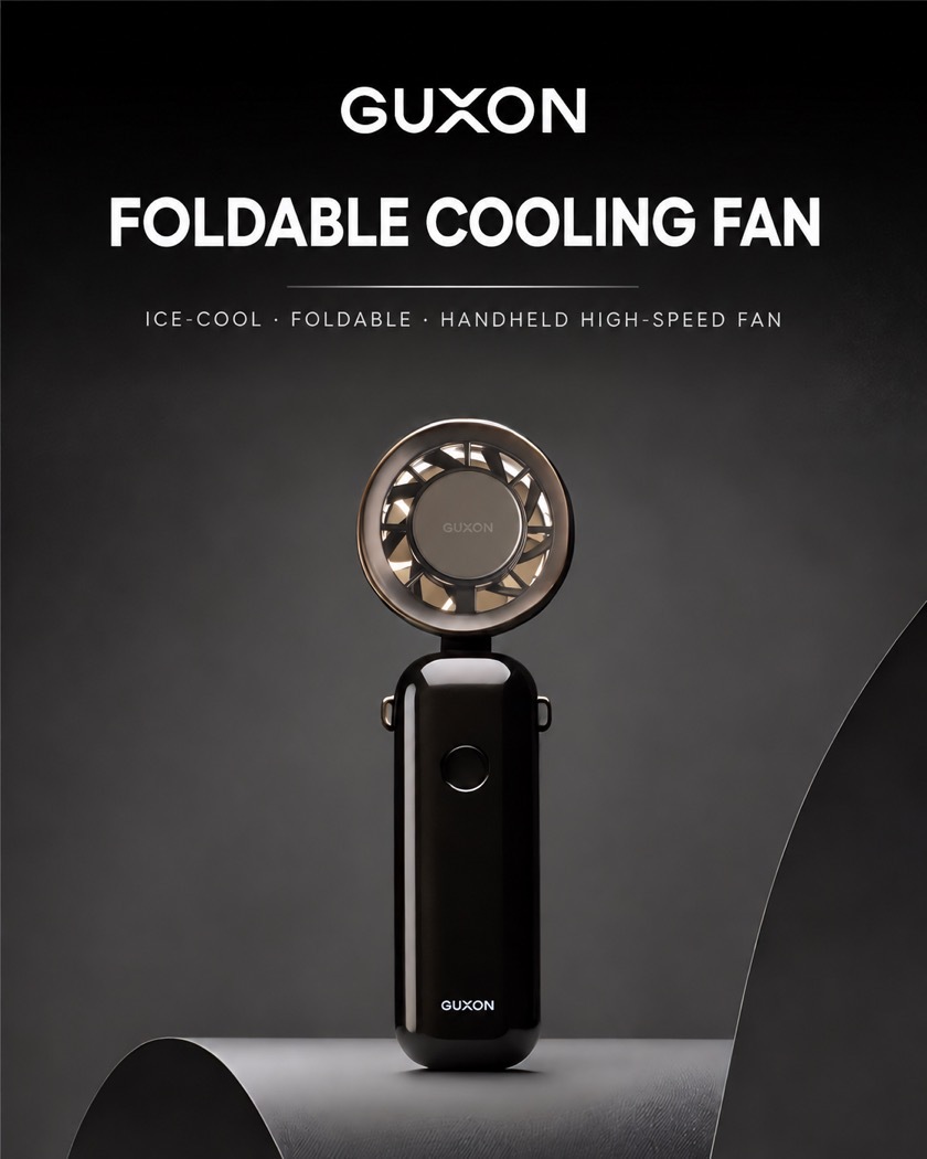 GUXON Ice Fan handheld fan, the technology behind cooling and cold contact