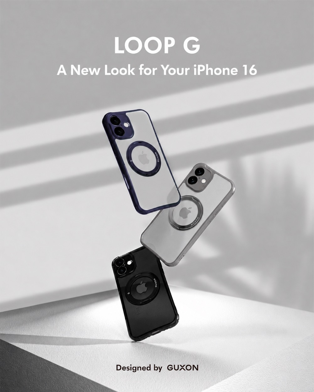LOOP G phone case, a new look for your iPhone 16, designed by GUXON