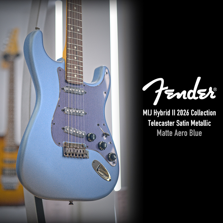 Fender MIJ Hybrid II 2026 Strat Satin Metallic MAB 電吉他