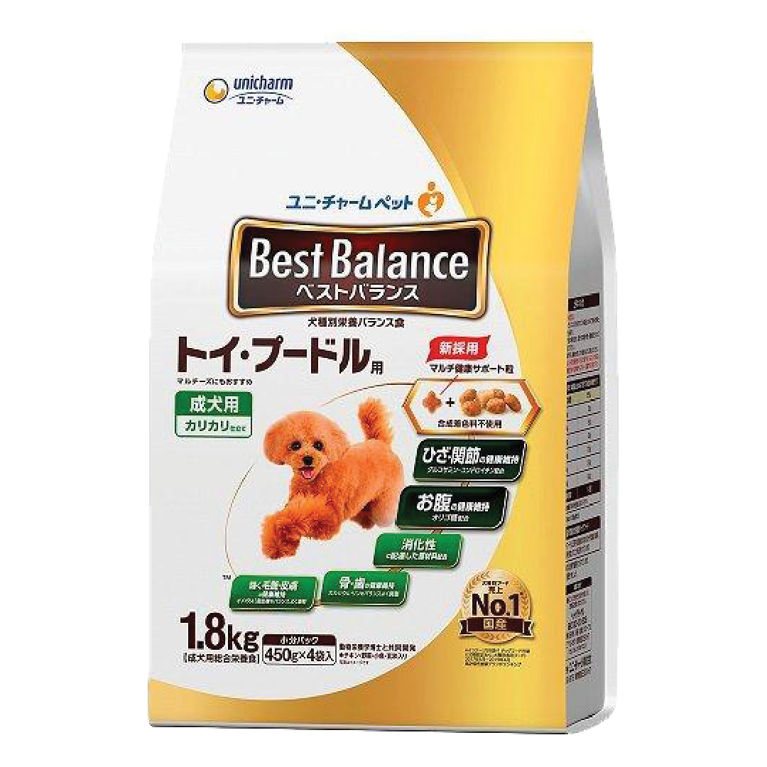 Unicharm Best Balance丨玩具貴婦狗成犬配方 1.8kg (綠) (UIC-5960)