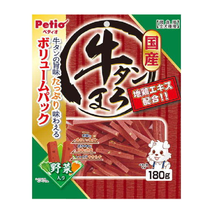Petio丨牛舌野菜軟條 180g (PTO-0518)