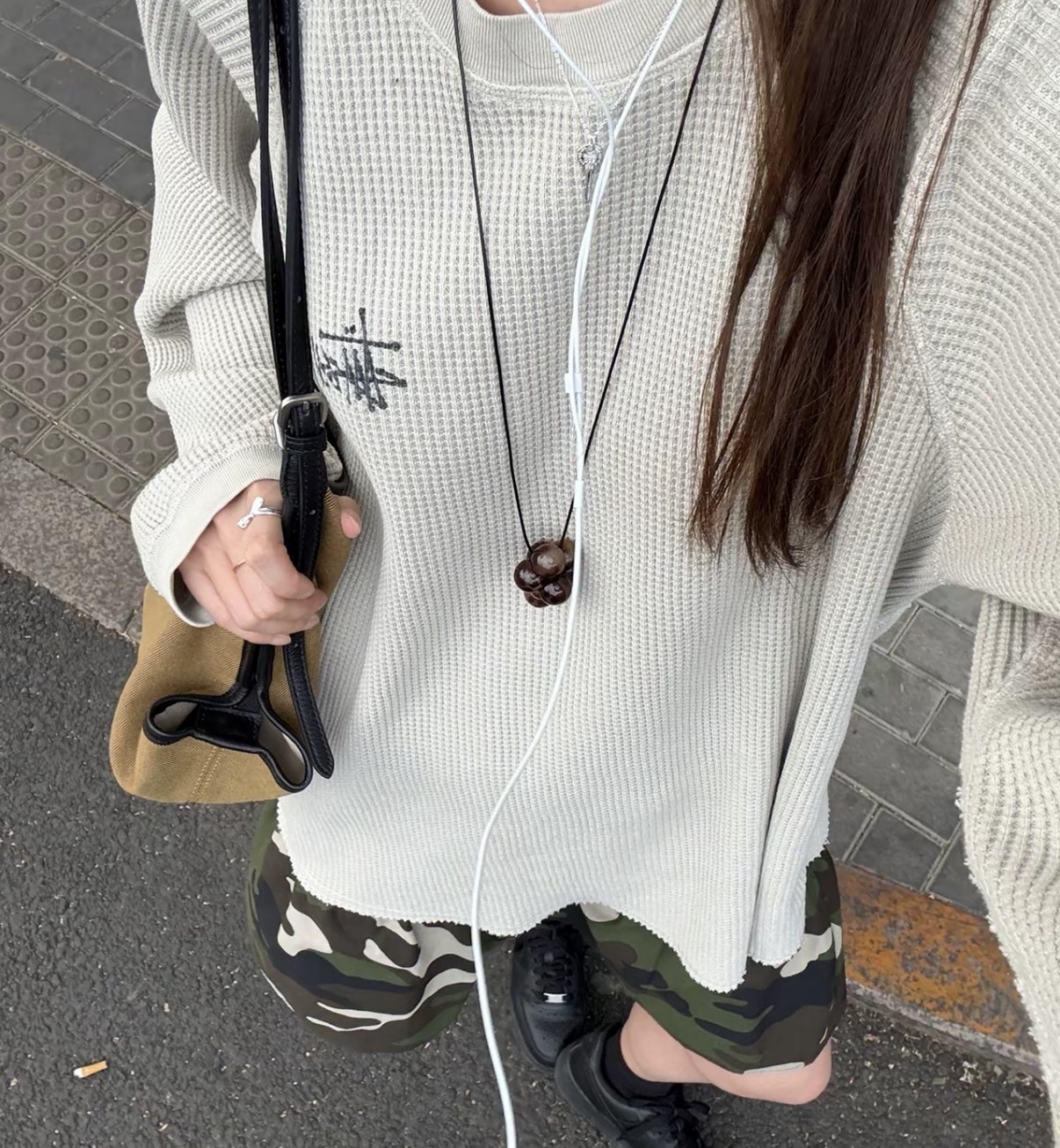 <換季補貨折扣🔥> STUSSY 華夫格薄長袖
