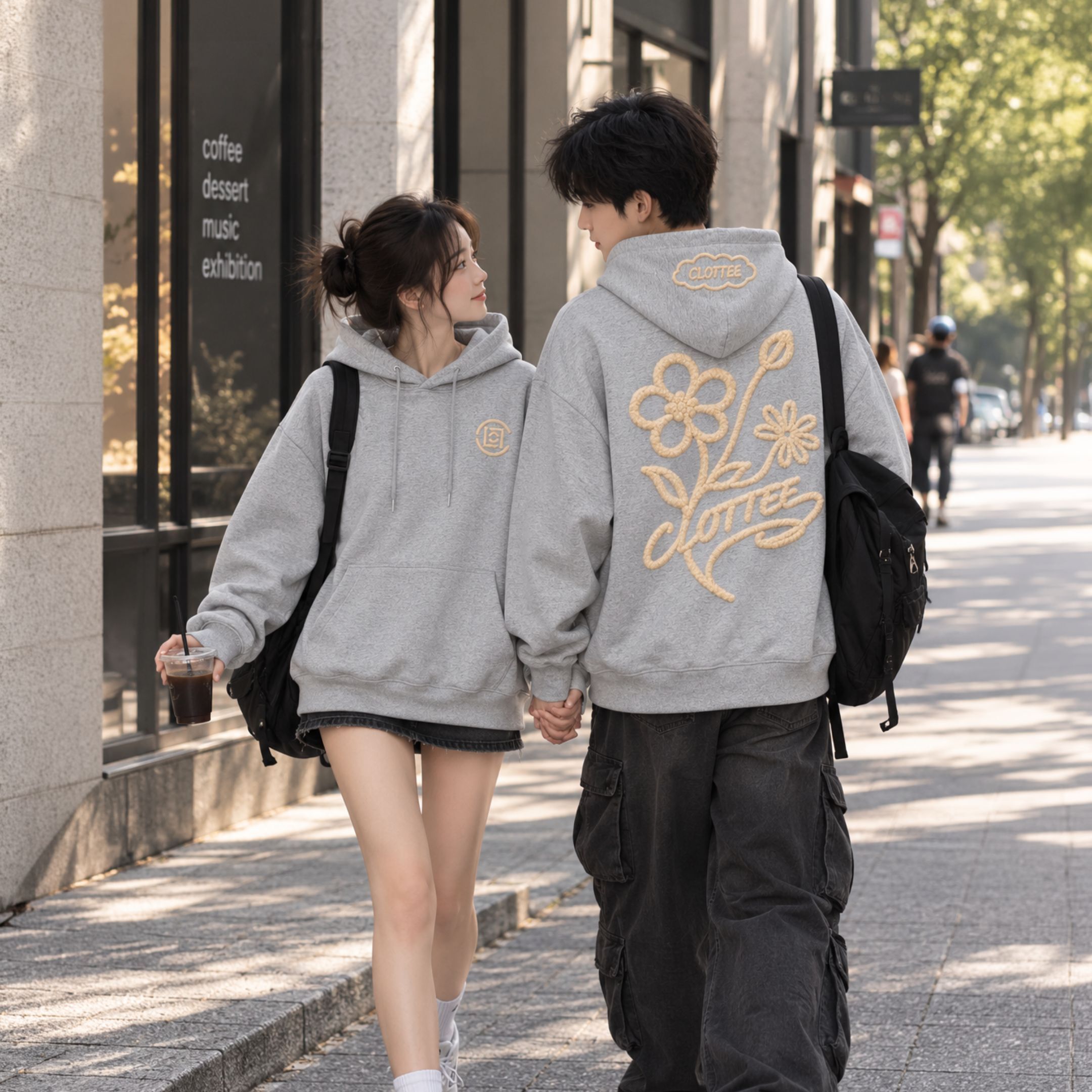 NICEDAY 服飾 代購 CLOT x CLOTEE 秋冬 連帽 帽T 長袖 帽踢 花卉 刺繡 防寒 冬天 EL2630120G130044-P1