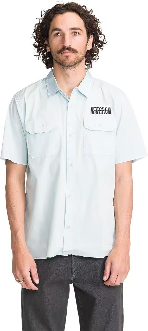 【預購】VOLCOM N101011 男裝短袖襯衫 (薄荷綠)