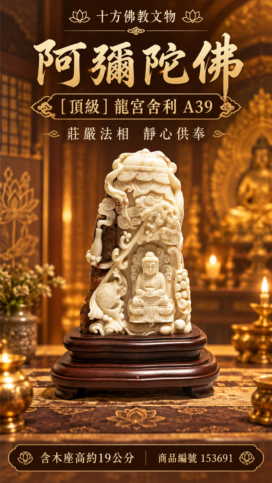 阿彌陀佛{頂級}龍宮舍利 A39【十方】153691