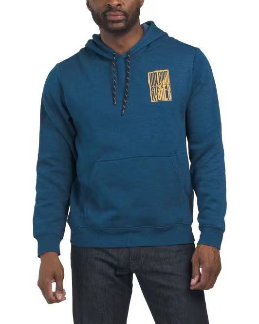 【預購】VOLCOM N101017 男裝連帽衛衣 (藍綠色)