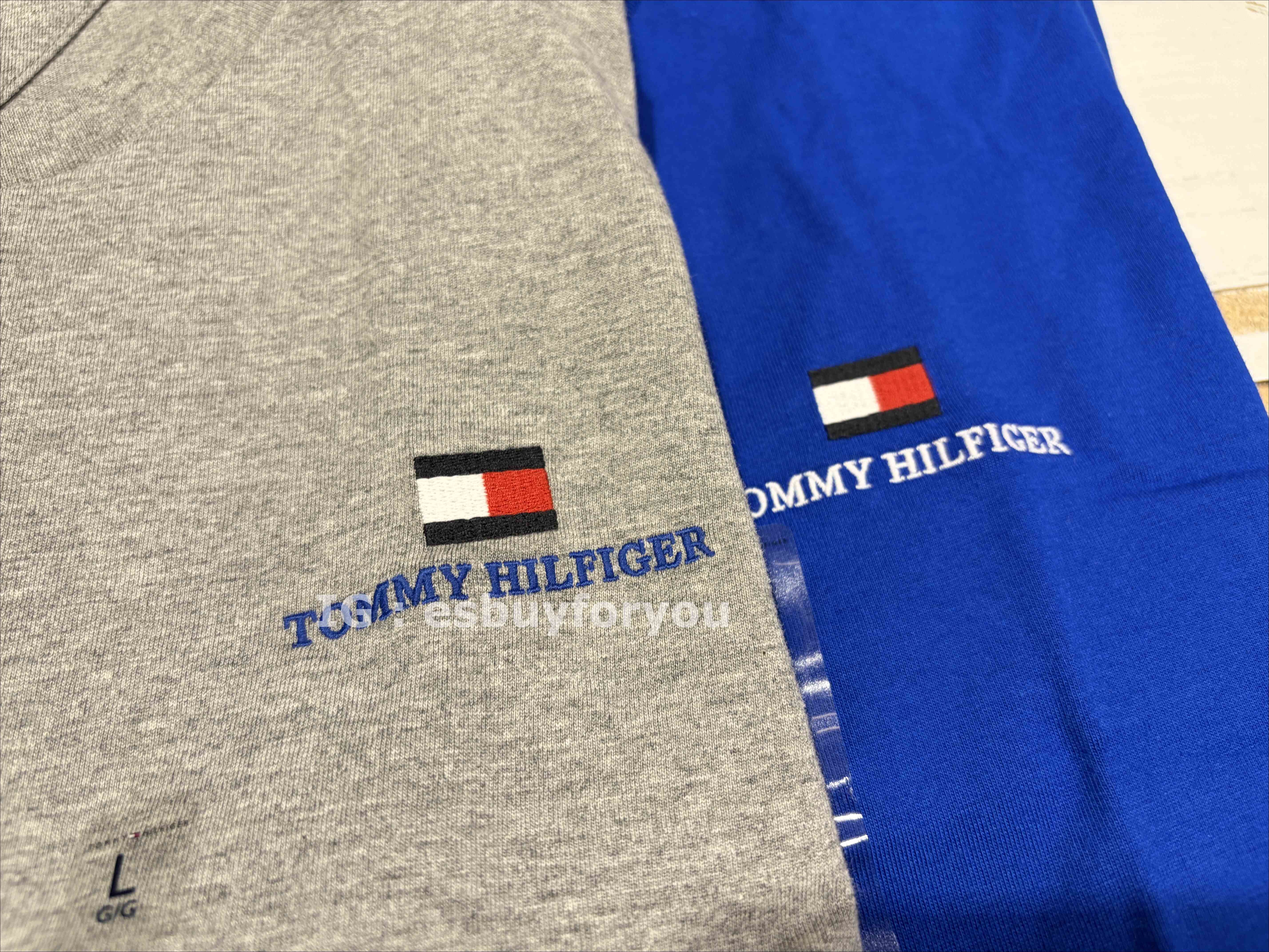 TOMMY 男大人 正反圖 刺繡小標 短TEE (2色)