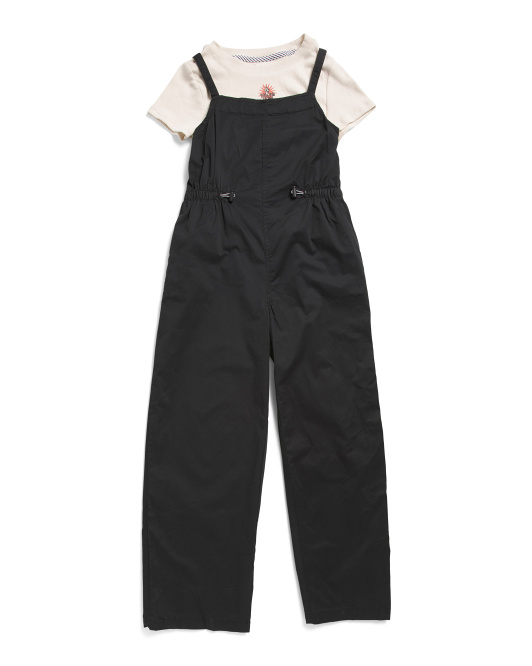 【預購】VOLCOM N101019 女童款連體褲套裝 (連體褲+上衣)