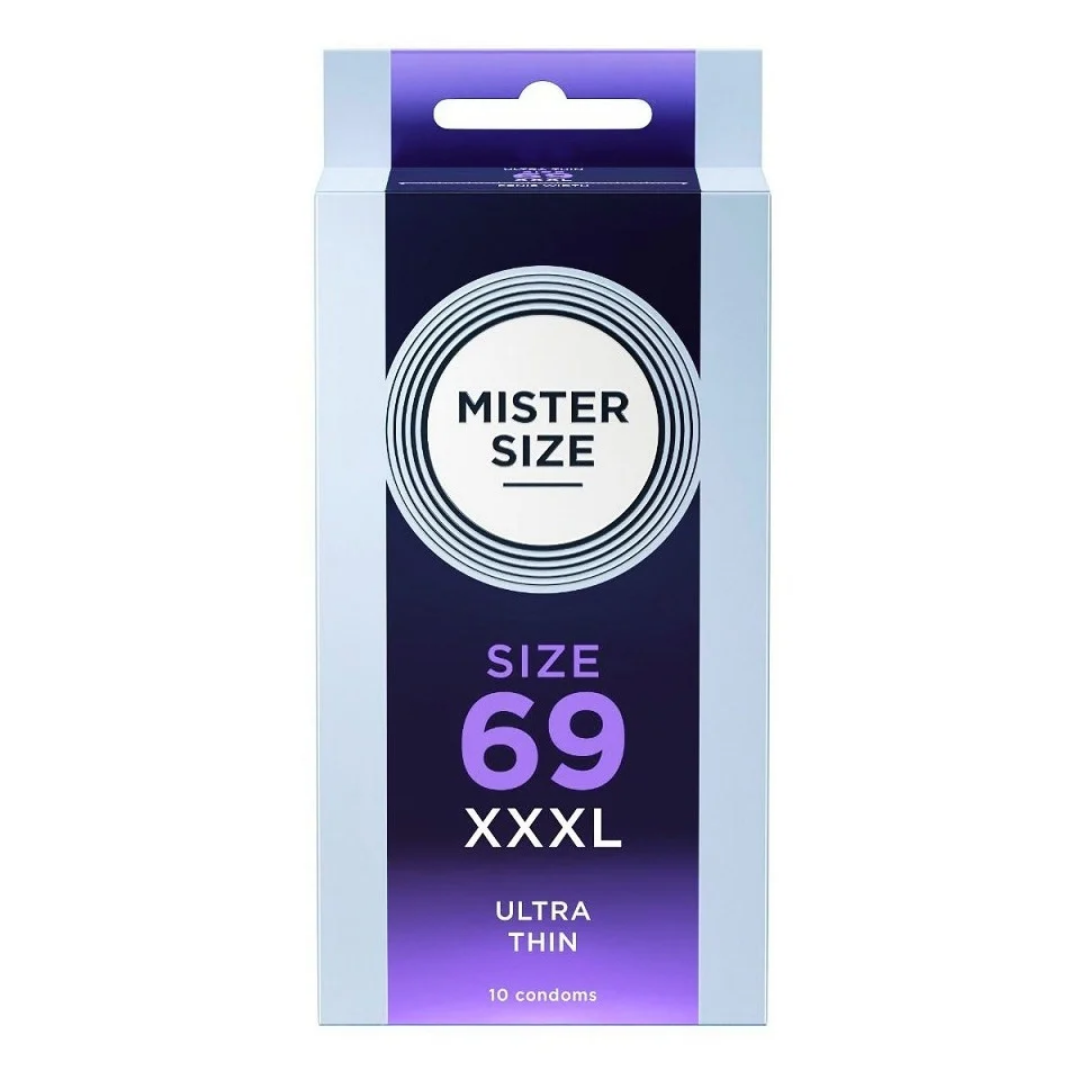 【新包裝】Mister Size - XXXL 69mm 10片裝 大碼超薄乳膠安全套