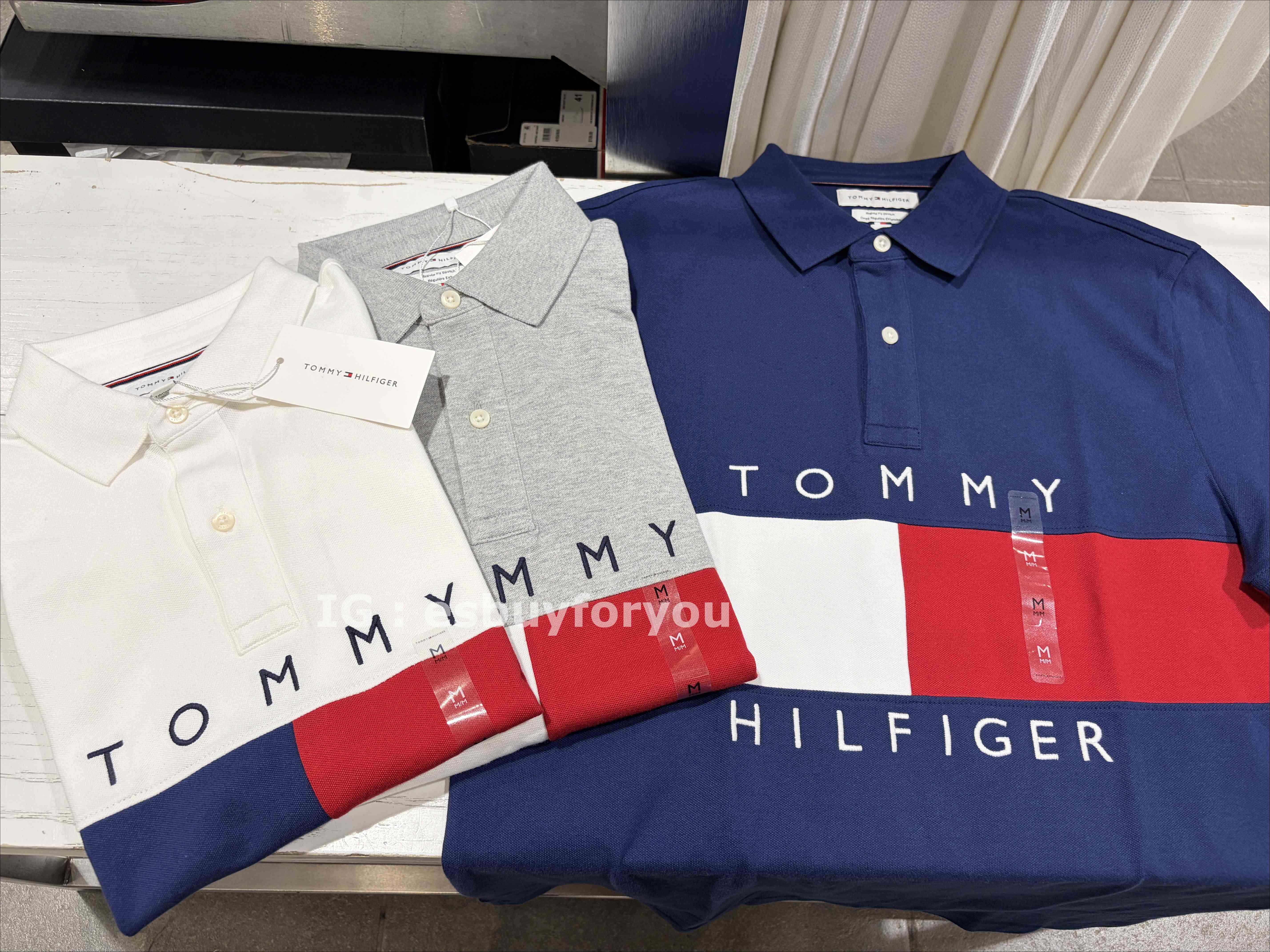TOMMY 男大人 經典大國旗 彈性網眼材質 POLO衫 (3色)