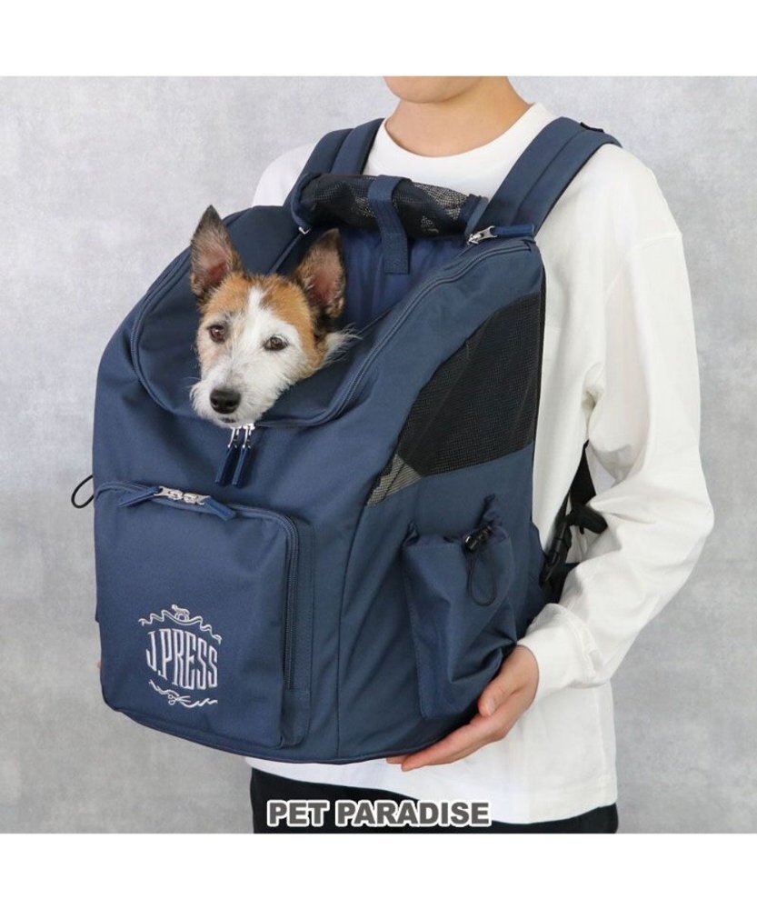 【Pet Paradise】J.PRESS 2-Way Multi Backpack Navy <519-55867>