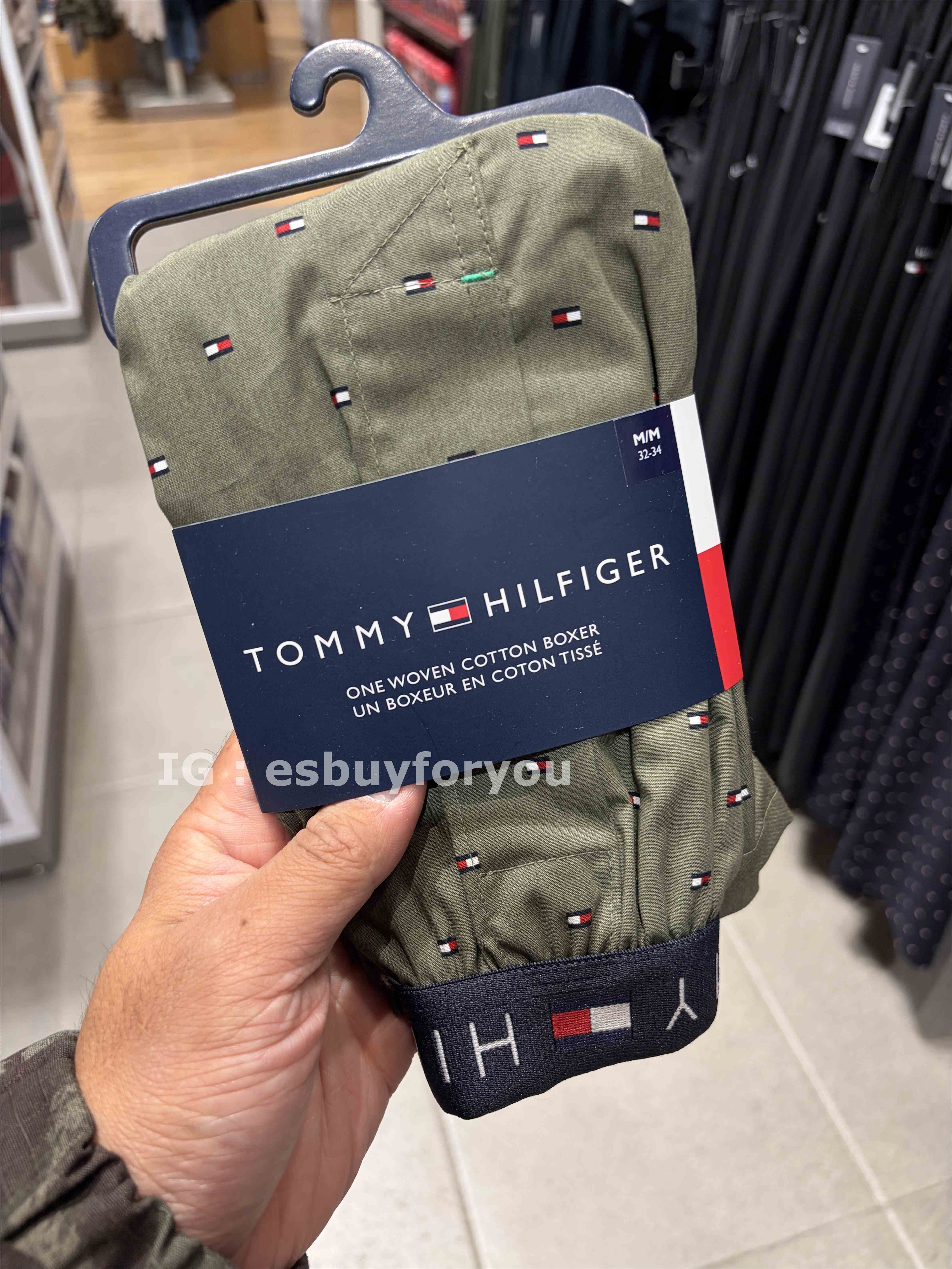 TOMMY 男大人 滿版LOGO 平口 四角褲