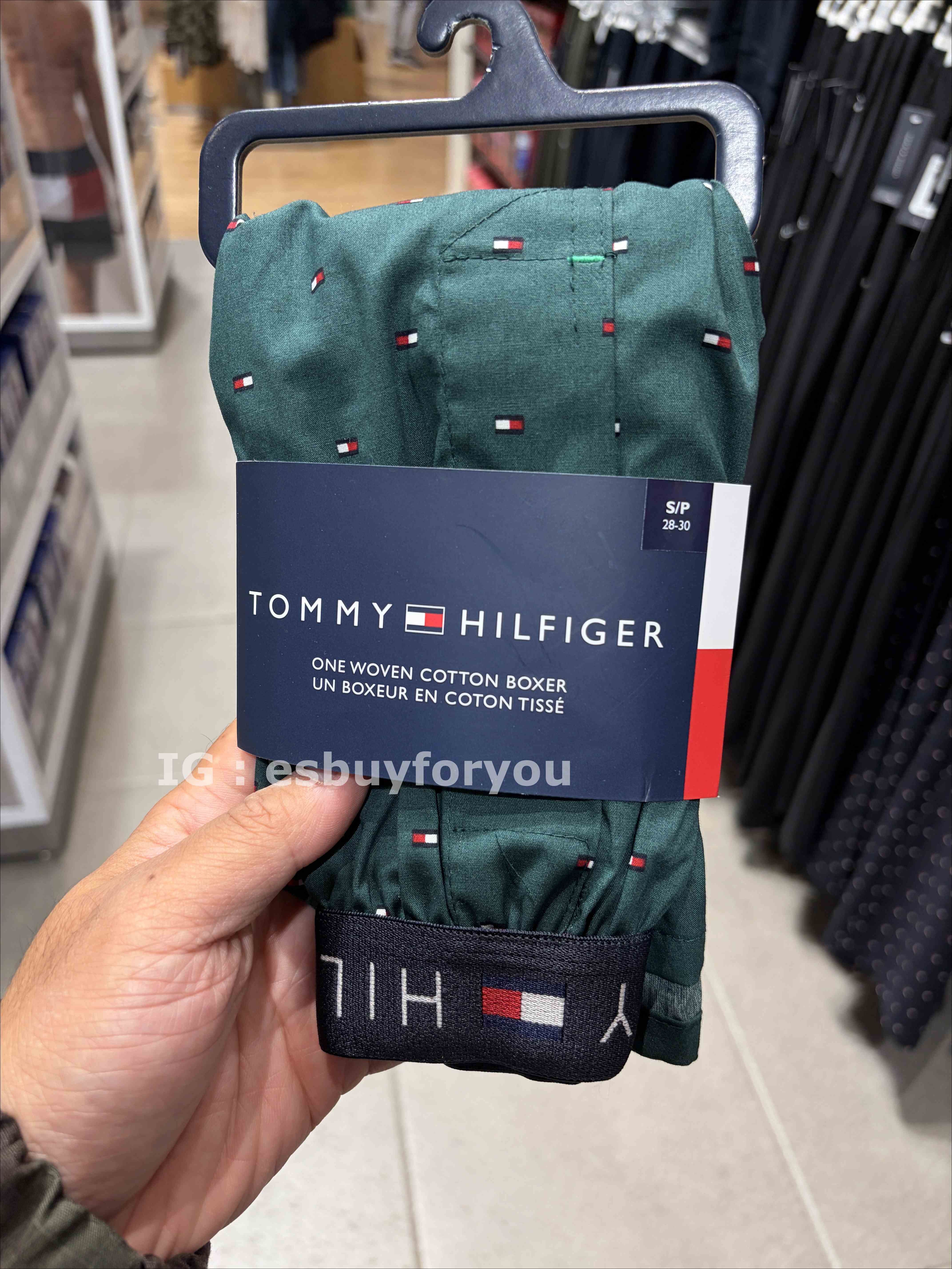 TOMMY 男大人 滿版LOGO 平口 四角褲