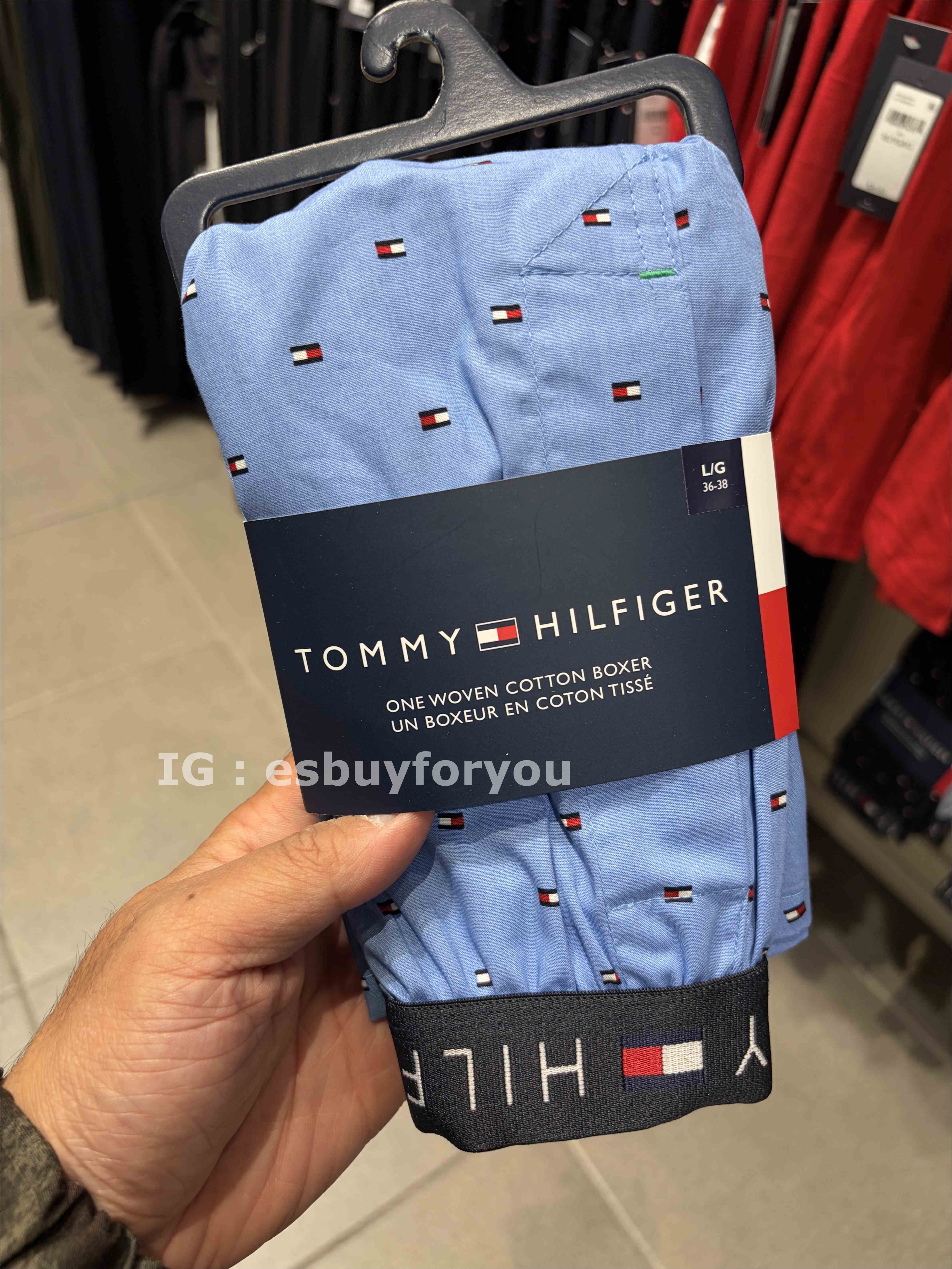 TOMMY 男大人 滿版LOGO 平口 四角褲