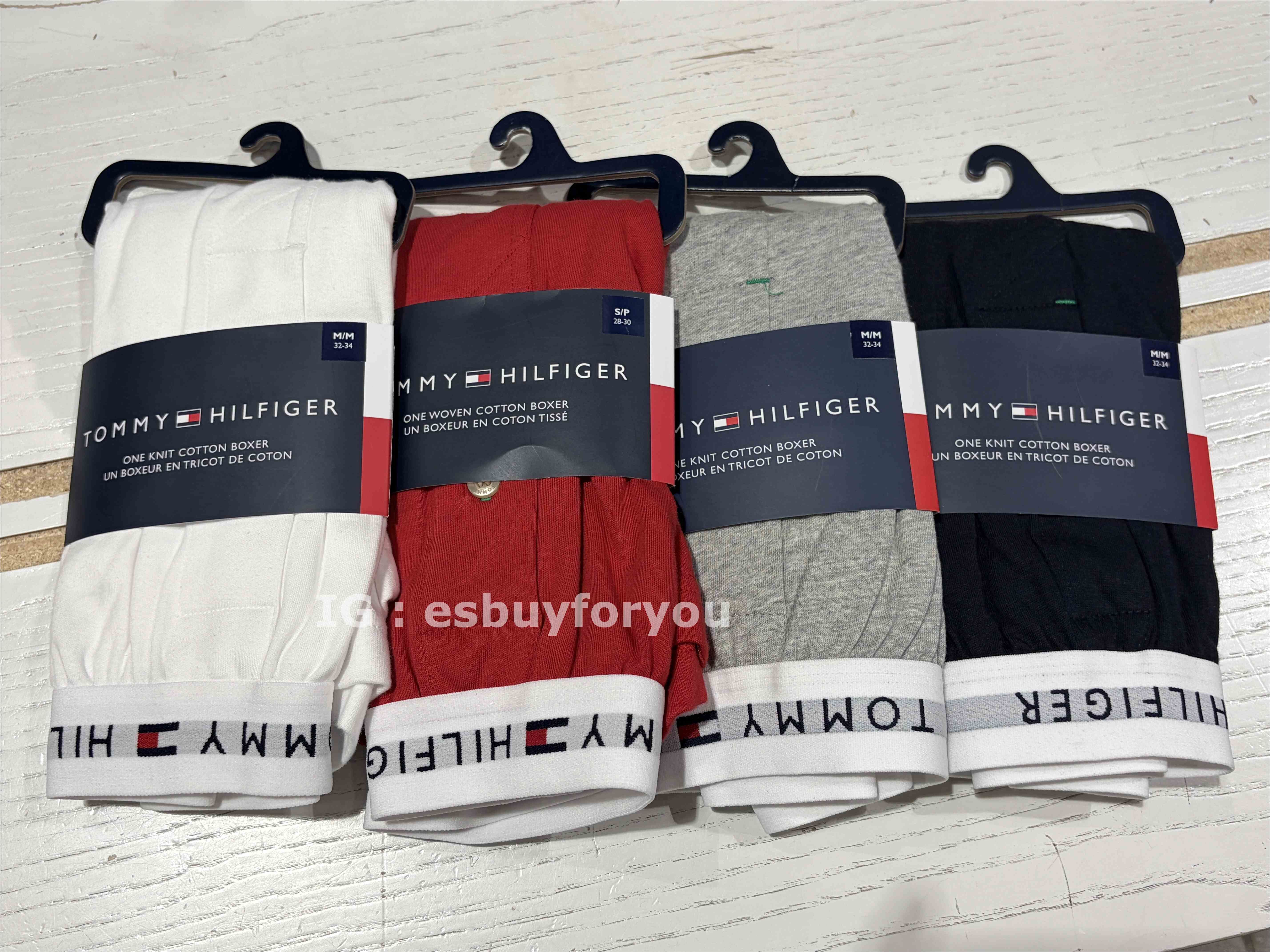 TOMMY 男大人 棉質 平口 四角褲 (4色)