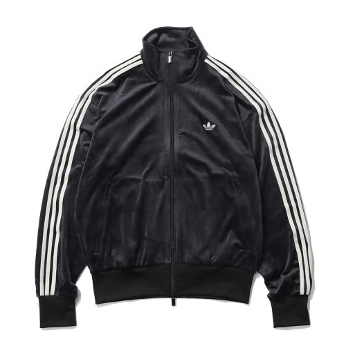 ADIDAS ORIGINALS 黑 天鵝絨 絲絨 FIREBIRD VELOUR TRACK TOP 外套 中性 LC8070