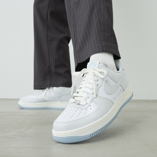 NIKE AIR FORCE 1 LOW '07 PHOTO DUST 白灰 藍底 皮革 空軍鞋 休閒 男鞋 IH4461-100