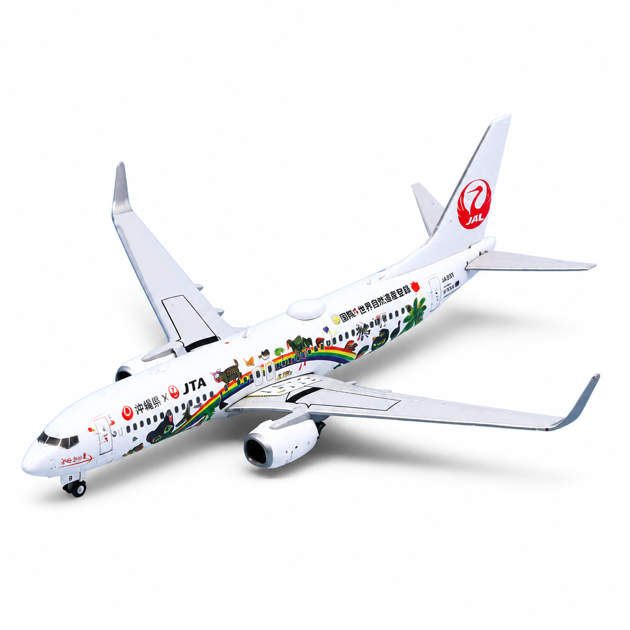 JC wings 1/400 日本越洋航空 波音737-800 JA11RK 日本琉球群島奄美大島及琉球世界遺產彩繪