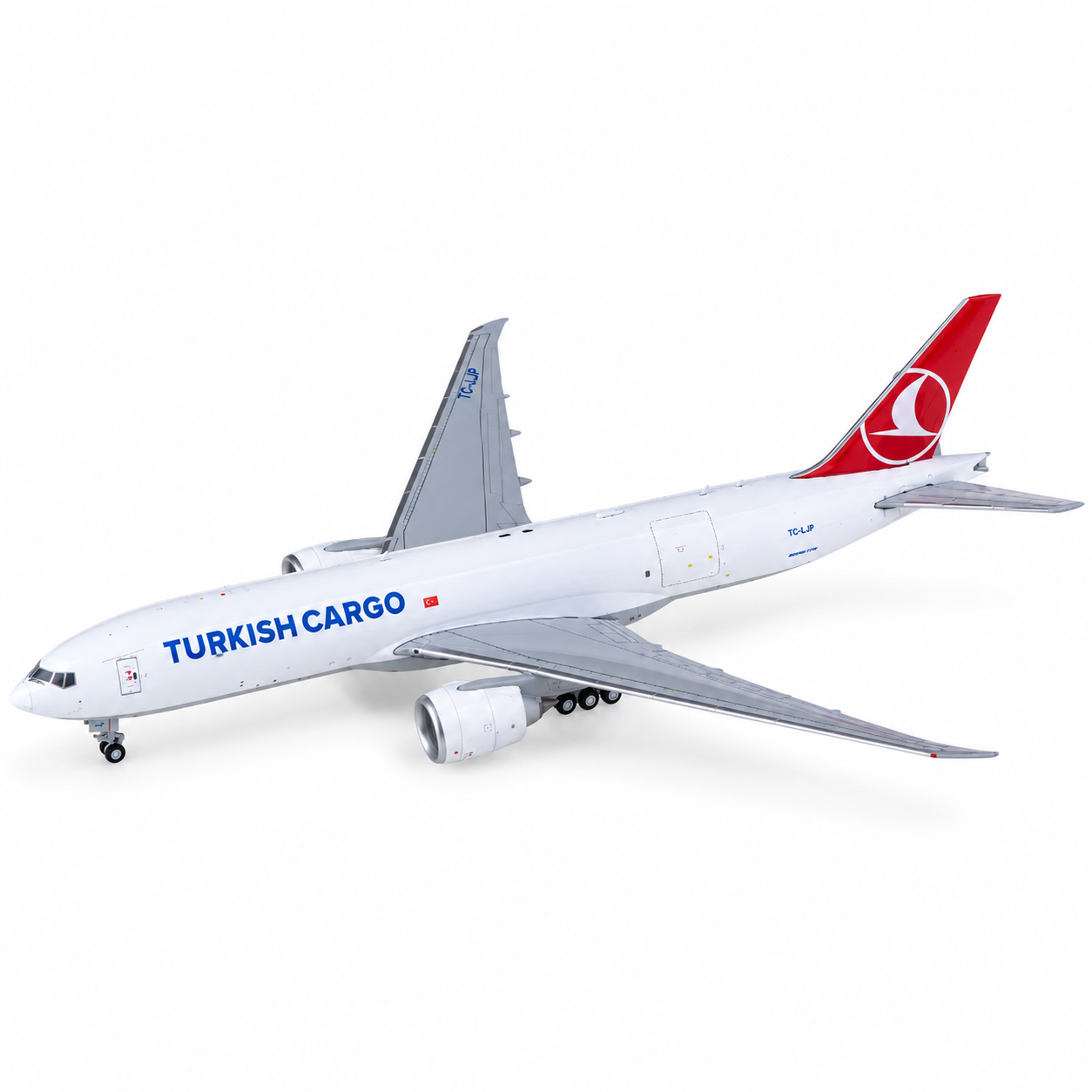 JC wings 1/400 土耳其航空貨運 波音777-200LRF TC-LJP 標準塗裝