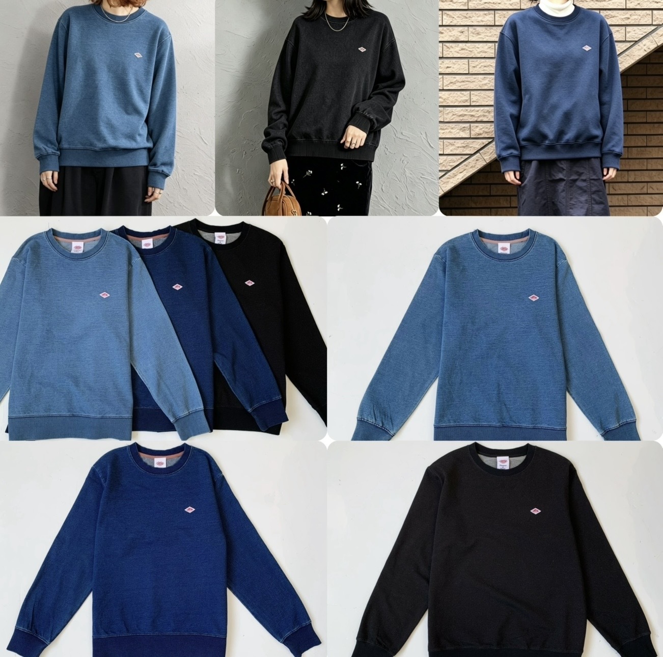 日系Dan*ton 洗水牛仔長Tee-fd26a985-261031