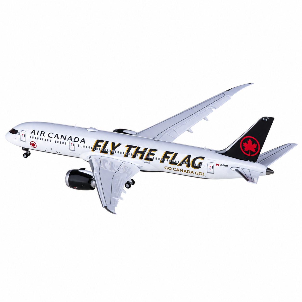 JC wings 1/400 加拿大航空 波音787-9 C-FVLQ 加拿大加油彩繪 襟翼放下版