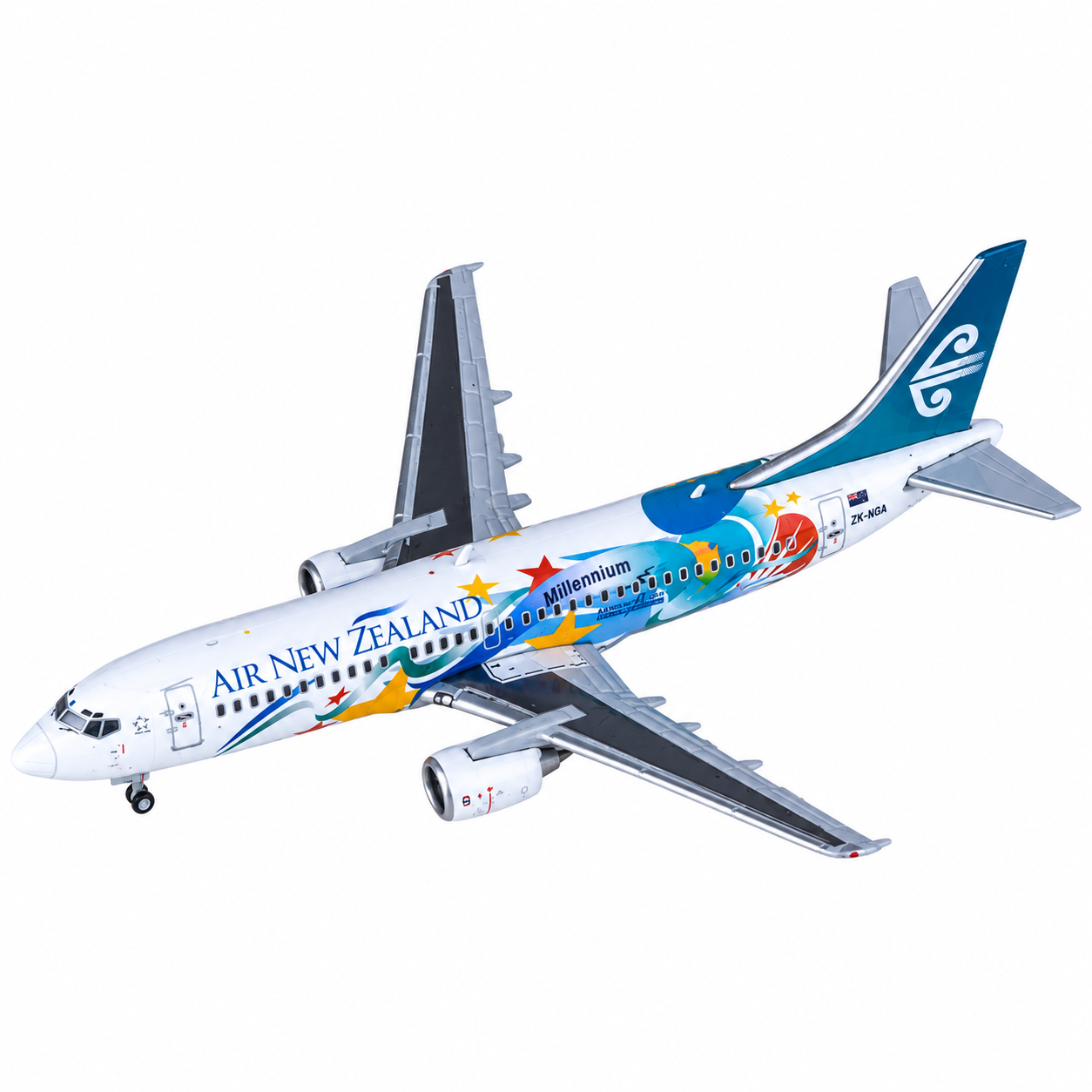 JC wings 1/400 紐西蘭航空 波音737-300 ZK-NGA 千禧年紀念彩繪Millennium Special Livery