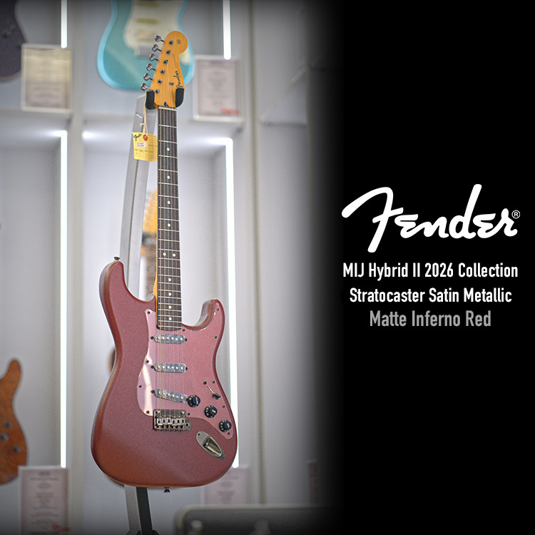 Fender MIJ Hybrid II 2026 Strat Satin Metallic MIR 電吉他