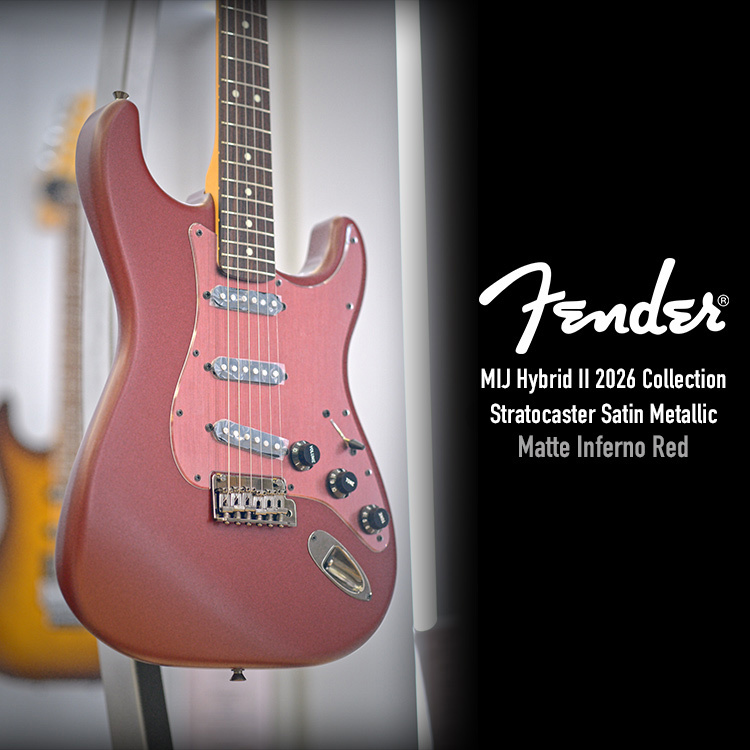 Fender MIJ Hybrid II 2026 Strat Satin Metallic MIR 電吉他