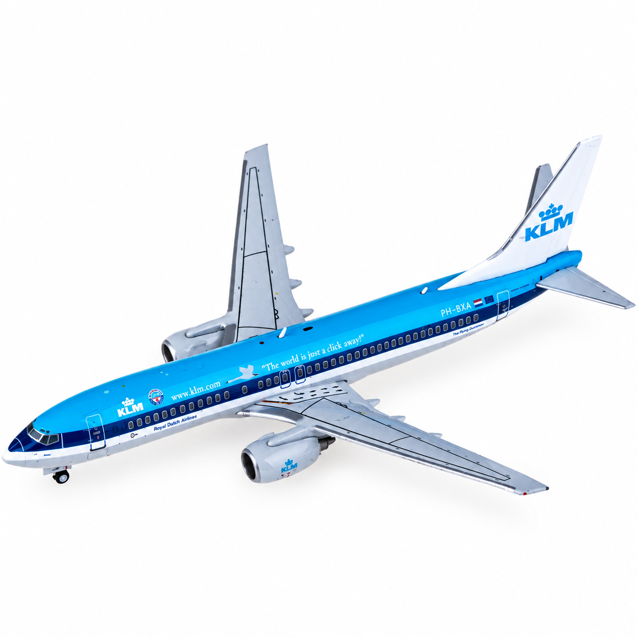 JC wings 1/400 荷蘭皇家航空 波音737-800 PH-BXA 世界只需輕點一下