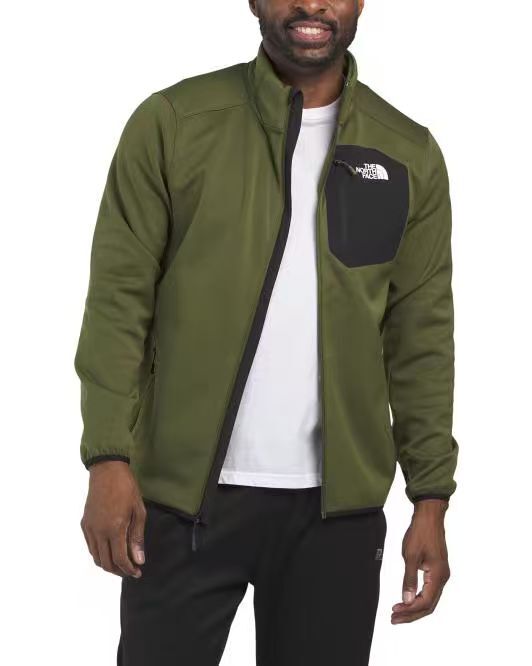 【預購】THE NORTH FACE N101048 男裝拉鏈立領外套 (軍綠色)