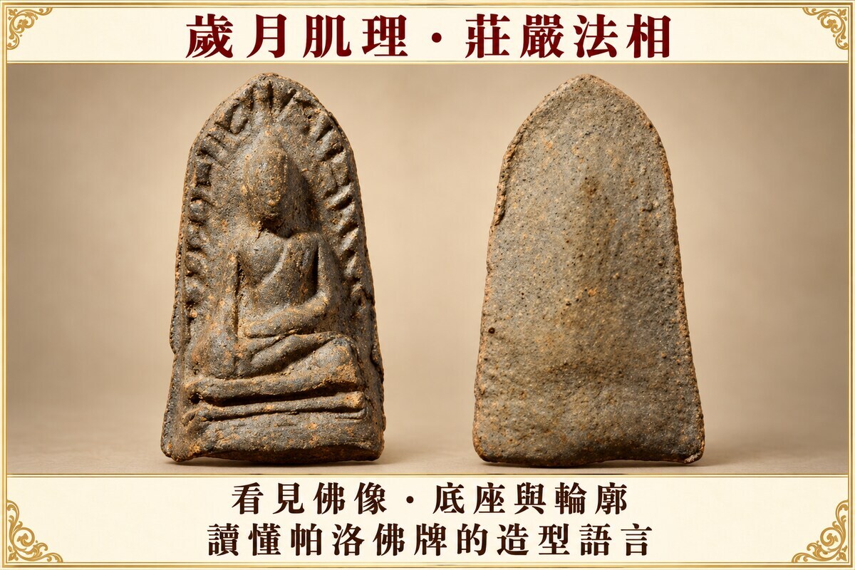 深色帕洛佛牌正面與背面展示