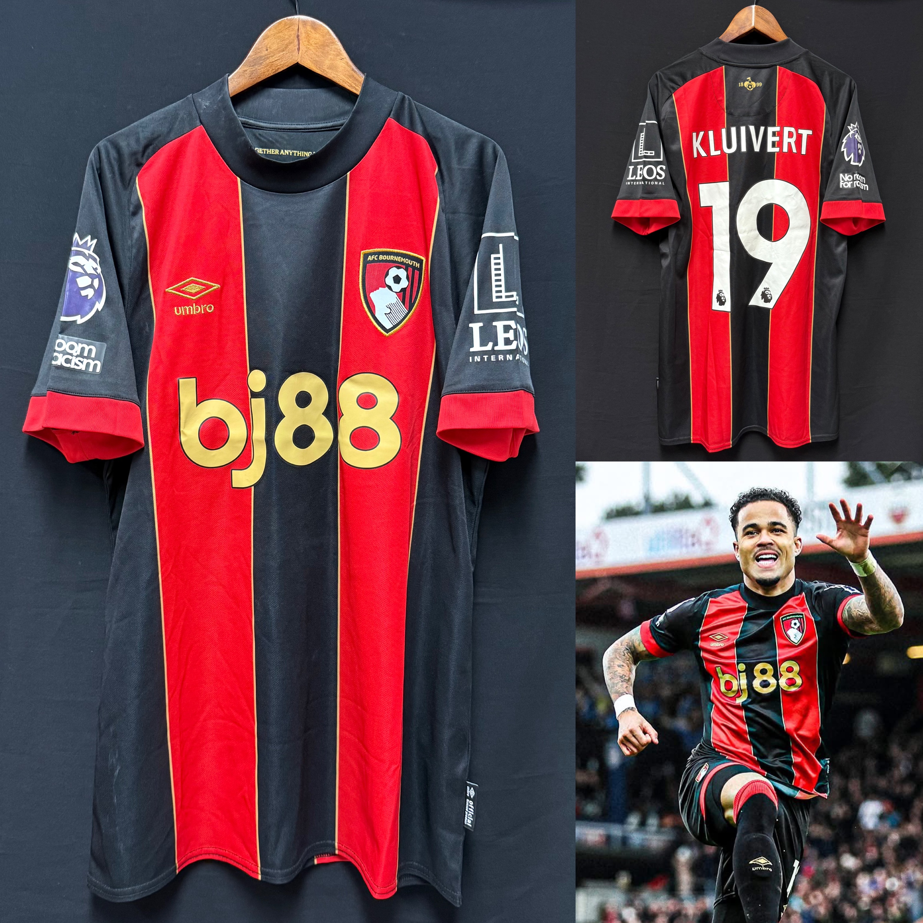 Bournemouth 2024-2025 Umbro Home Shirt #19 KLUIVERT
