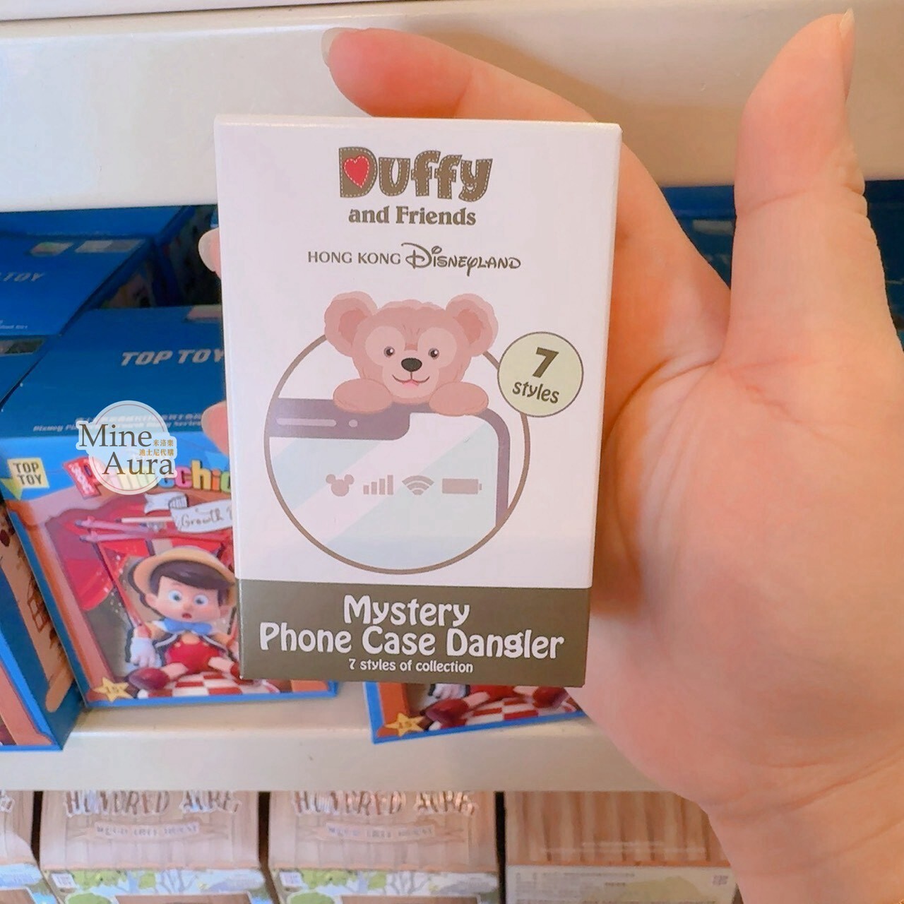 達菲 Duffy 與好友們 手機裝飾 趴趴 立體公仔造型 盲選盒 盲盒 -香港迪士尼樂園