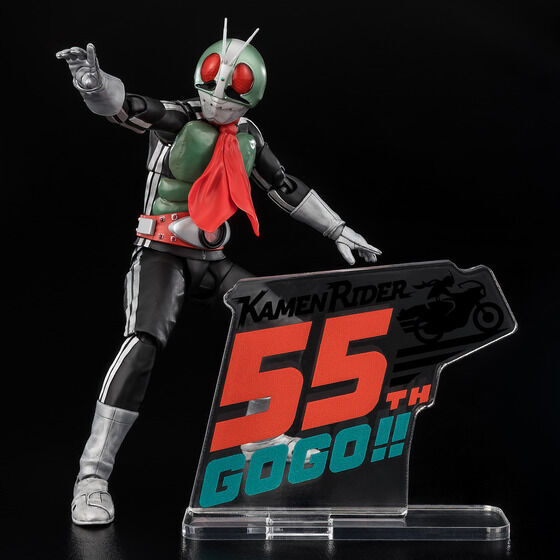 258435 Pbandai 預訂 2027/2月 アクリルロゴディスプレイEX 仮面ライダー 55周年 (小)