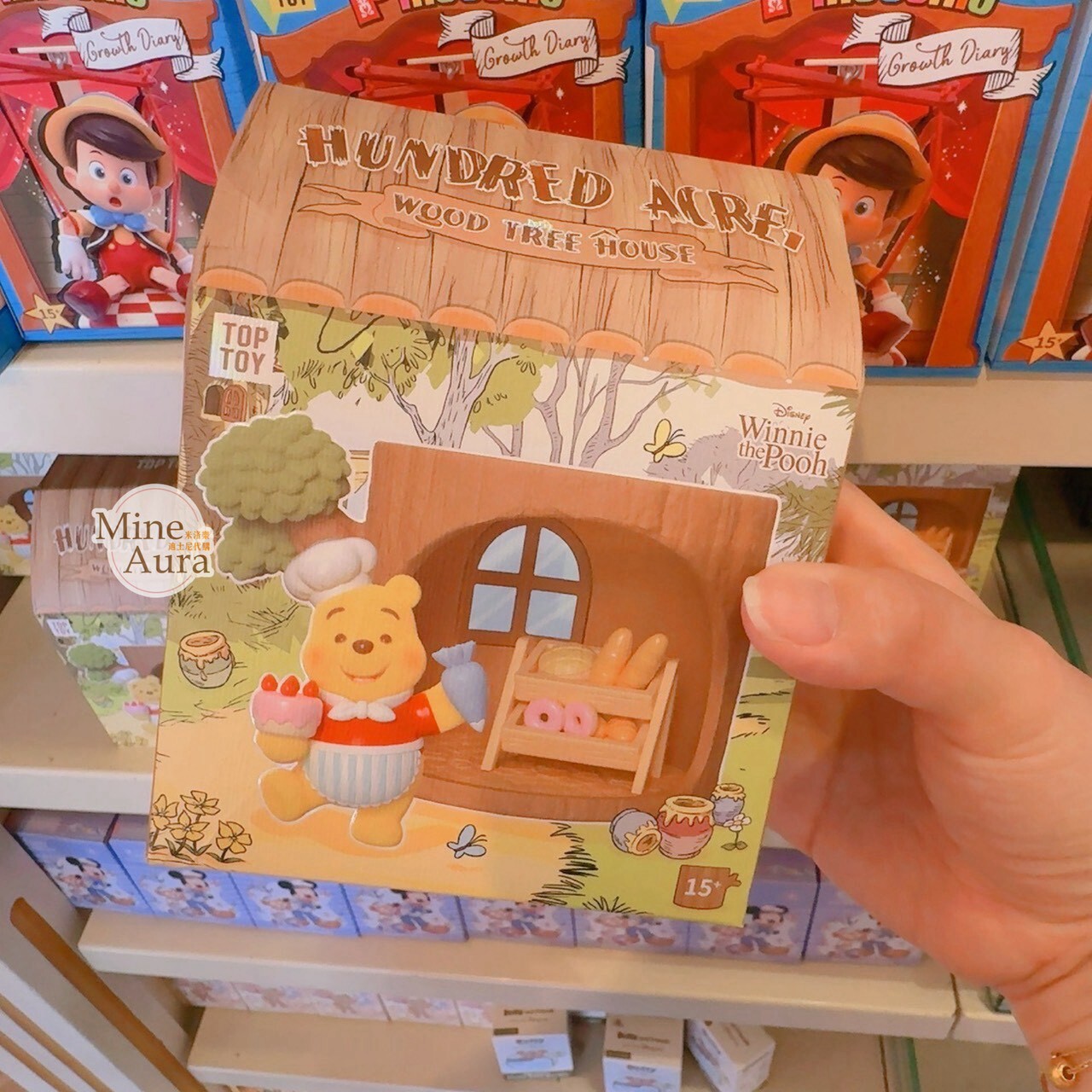 小熊維尼 Winnie the Pooh 森林樹屋系列 造型 擺飾 公仔 擺飾品 盲選盒 盲盒 -香港迪士尼樂園