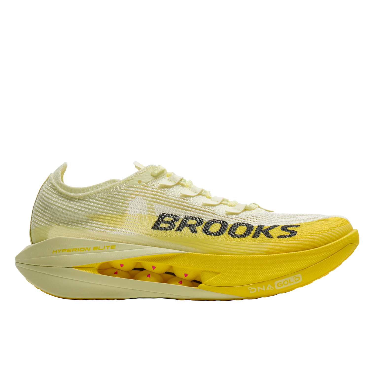 Brooks Unisex Hyperion Elite 5 Carbon Plated Racing Shoes - Luminary/Yellow/Gray