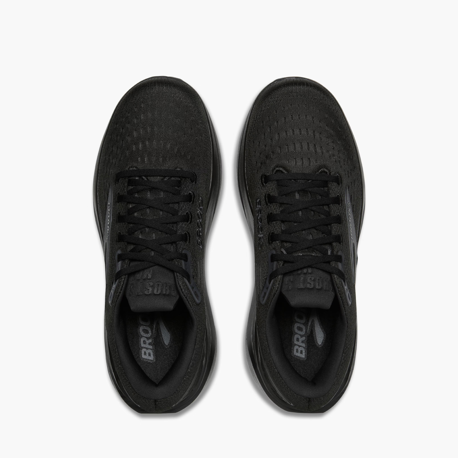 Brooks Men's Ghost Max 3 Wide Running Shoes - Black/Black/Ebony - 2E