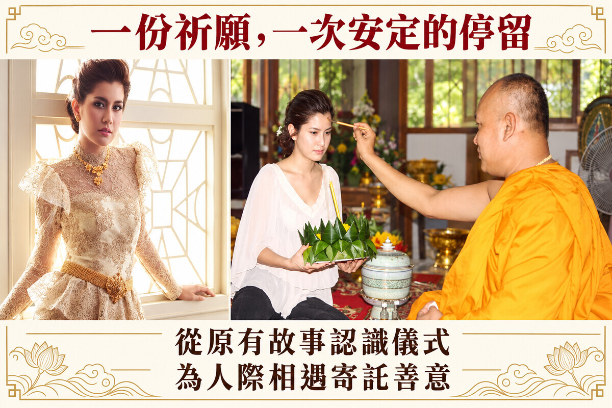 原文章人物與師父祈福的歷史照片組合